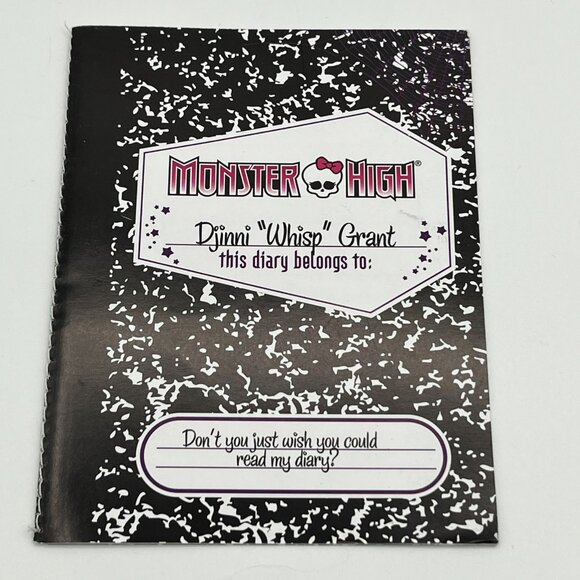 Monster High Other - Monster High 2015 SDCC Exclusive Djinni "Whisp" Grant Diaries